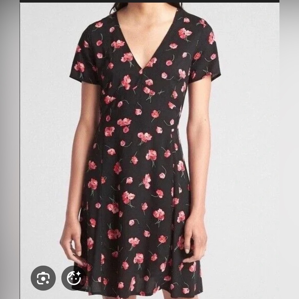 💗GAP Floral Black and Pink Dress💗